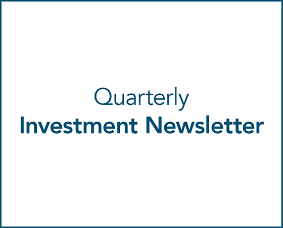 Washington Trust Bank Quarterly Investment Newsletter