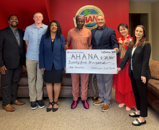 CRA donation to AHANA.