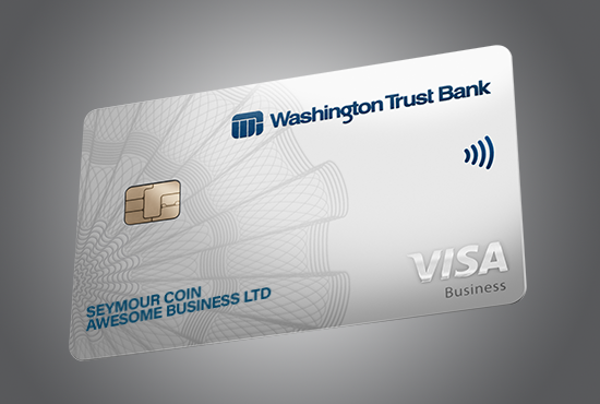 Washington Trust Bank business Visa credit card